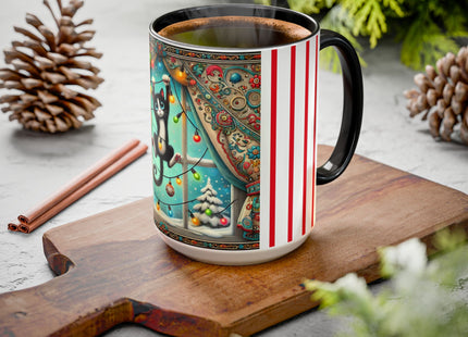 Mischief in Tinselland Colorful Mugs (11oz, 15oz)