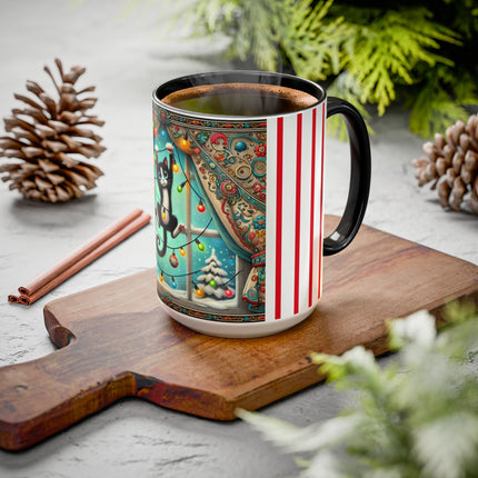 Mischief in Tinselland Colorful Mugs (11oz, 15oz)