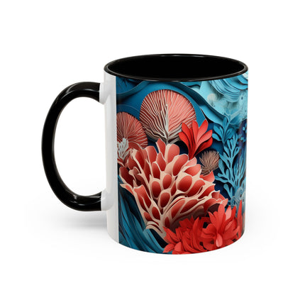 Enchanting Underwater Scene Colorful Mugs (11oz, 15oz)