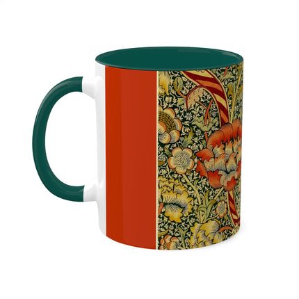 Chintz the Wandle Design by William Morris Colorful Mugs, 11oz