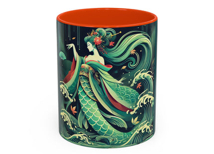 Mermaid Queen Rising from the Deep Colorful Mugs (11oz, 15oz)