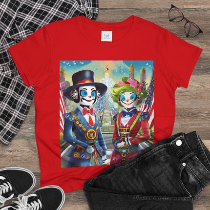 Cyber Punk Robots Cotton Tee