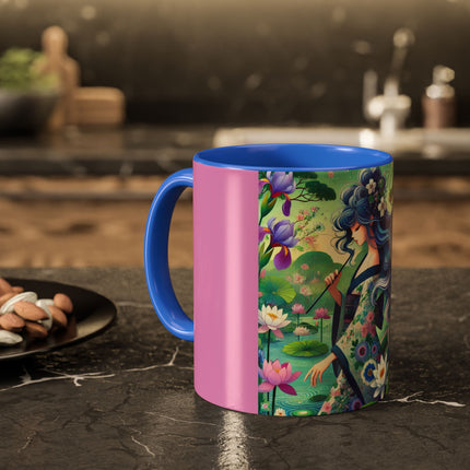 Fairy of the Koi Pond Colorful Mugs (11oz, 15oz)