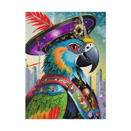 Tech Plumes Matte Canvas, Stretched, 0.75"