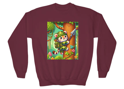 Stealthy Stripes Youth Crewneck Sweatshirt