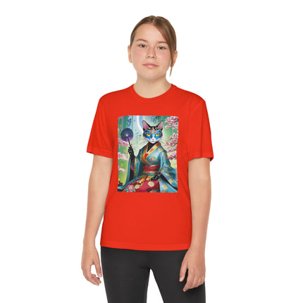 Cyberpunk Geisha Youth Competitor Tee
