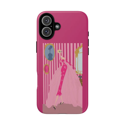 Lady in Pink Phone Case – Graceful Sophistication
