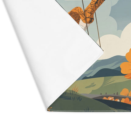 🌳🌺 The Ladies Of The Garden Swing Placemat – Art Deco Floral Adventure