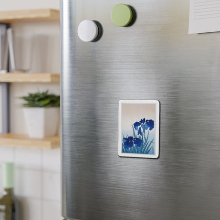 Irises by Ohara Koson Die-Cut Magnets (5 Sizes)