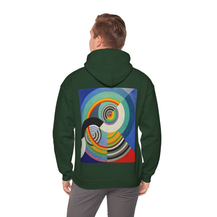 Rythme No. 3 by Robert Delaunay Heavy Blend™ Hooded Sweatshirt