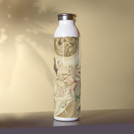 Sur talons rouges (On Red Heels) pl 01 by Gerda Wegener Slim Water Bottle