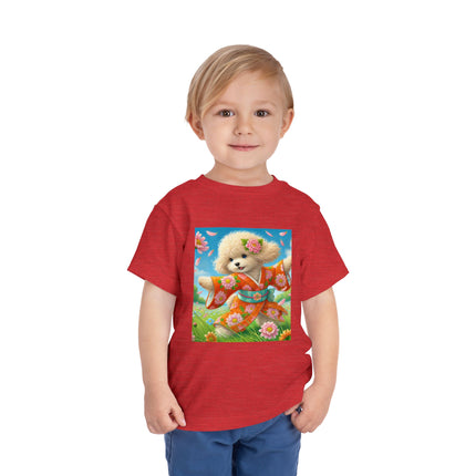Chrysanthemum Meadow Play Toddler Short Sleeve Tee