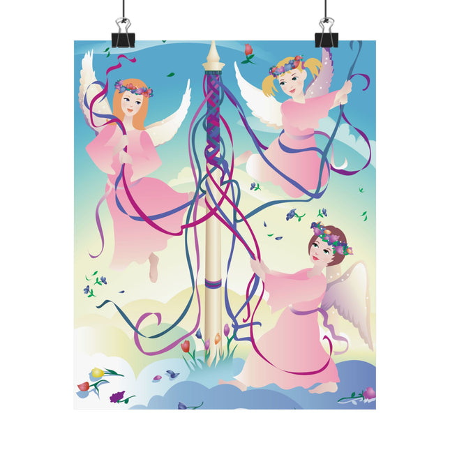 Angelic Revelry Premium Matte Vertical Posters