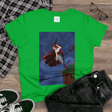 The Enchanted Witch Women's Midweight Cotton Tee