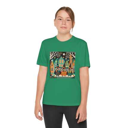 Night of the Trick-or-Treating Owlets Youth Competitor Tee