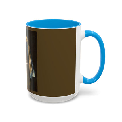 Girl with a Pearl Earring by Johannes Vermeer Colorful Mugs (11oz, 15oz)