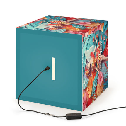Hibiscus Fairy Light Cube Lamp