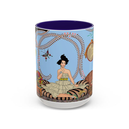 Minuit … ou l’appartement à la mode by George Barbier Colorful Mugs (11oz, 15oz)