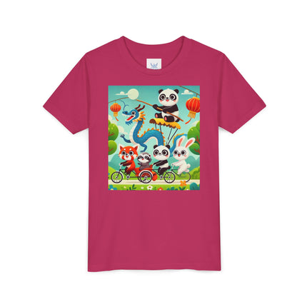 Rolling Along Together Youth Short Sleeve Tee