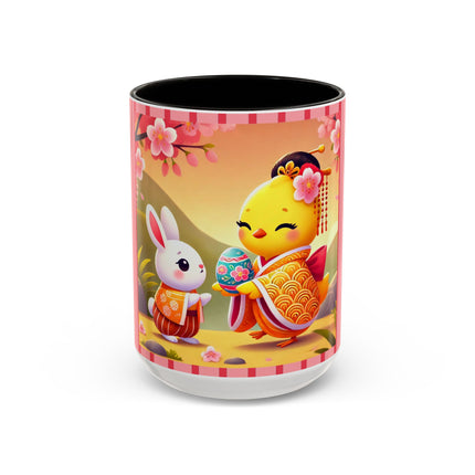 Whimsical Springtime Exchange Colorful Mugs (11oz, 15oz)