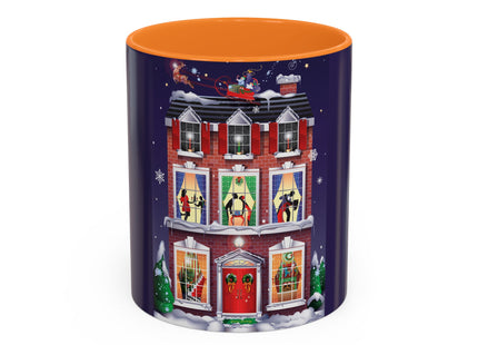 A Christmas Eve Celebration Colorful Mugs (11oz, 15oz)