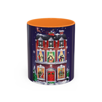 A Christmas Eve Celebration Colorful Mugs (11oz, 15oz)