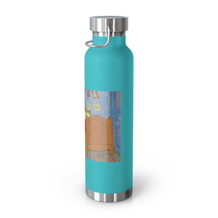 The Bedroom by Vincent van Gogh Copper Vacuum Insulated Bottle, 22oz