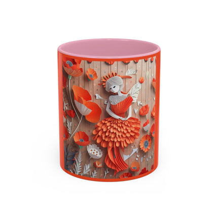 Poppy Fairy Colorful Mugs (11oz, 15oz)