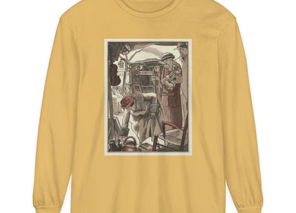 Bric-A-Brac by Fernand Siméon Garment-dyed Long Sleeve T-Shirt