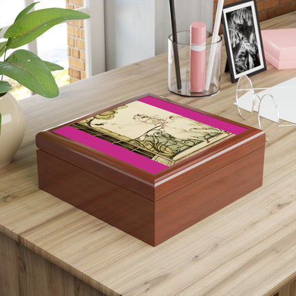 Sur talons rouges (On Red Heels) pl 02 by Gerda Wegener Jewelry Box