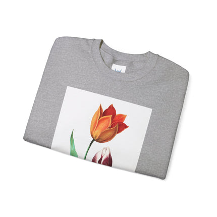 Tulip by Anselmus Boëtius de Boodt Heavy Blend™ Crewneck Sweatshirt