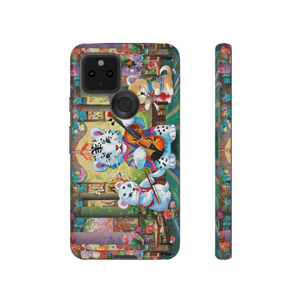 Melodies of the Snow Lion Cub Phone Cases
