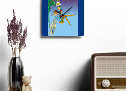 A Fairy's Delight Acrylic Wall Clock