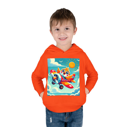 Joyful Bird Aviator Toddler Pullover Fleece Hoodie