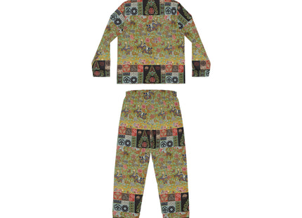 Chinois et Japonais 2 by Auguste Racinet Women’s Satin Pajamas