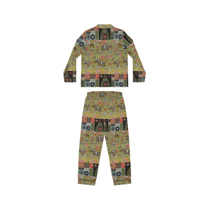 Chinois et Japonais 2 by Auguste Racinet Women’s Satin Pajamas