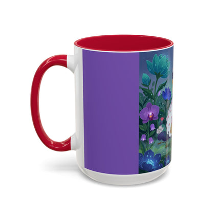 The Ladies Of The Moonlit Garden Colorful Mugs – Art Deco Floral Elegance