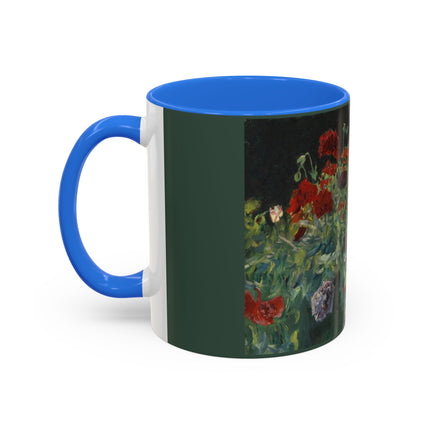 A Study of Poppies for Carnation, Lily, Lily, Rose by John Singer Sargent Colorful Mugs (11oz, 15oz)