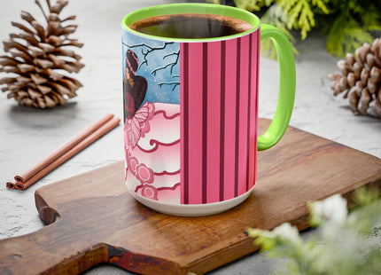 Winter Rose Empress Colorful Mugs (11oz, 15oz)