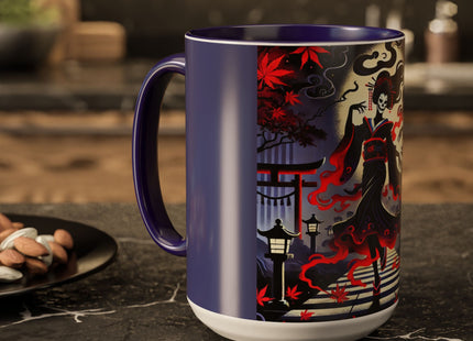 Halloween Sorceress Colorful Mugs (11oz, 15oz)