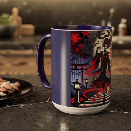 Halloween Sorceress Colorful Mugs (11oz, 15oz)