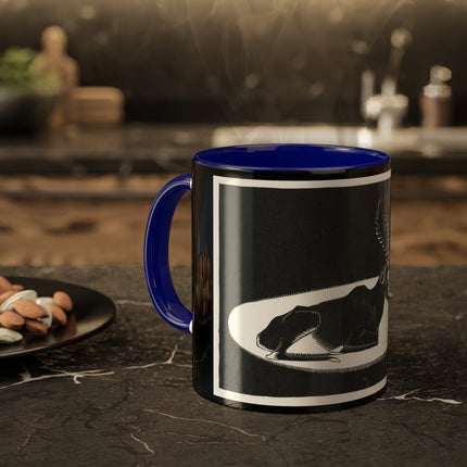 “Goat” (“Blesbok”) by Samuel Jessurun de Mesquita Colorful Mugs, 11oz