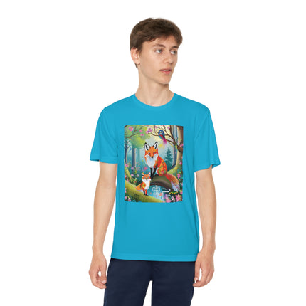 Mischievous Fox Youth Competitor Tee – Forest Fun & Whimsical Adventure