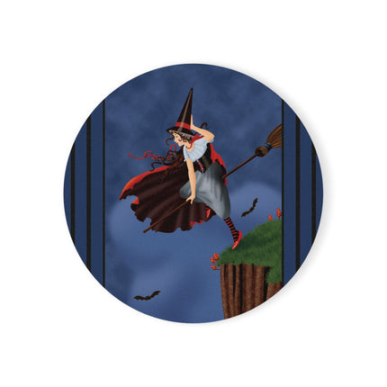 The Enchanted Witch Cork Back Coaster