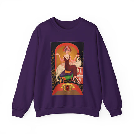 January & Garnet (from the Gem Series) by Sofia Chiostri Heavy Blend™ Crewneck Sweatshirt