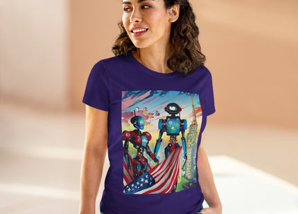 High Fashion Cyberpunk CIA Robots Cotton Tee