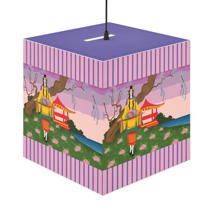 Elegance and Blooms Light Cube Lamp