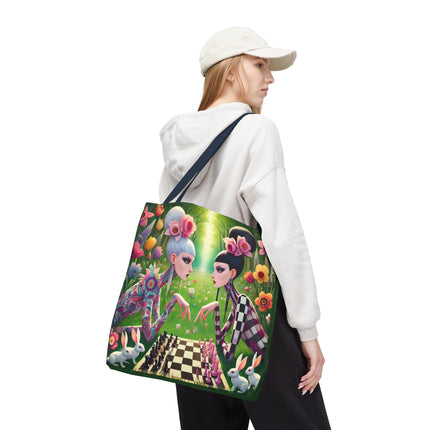The Spring Gambit: A Fairy’s Move Tote Bag – Whimsical Chess & Spring Magic