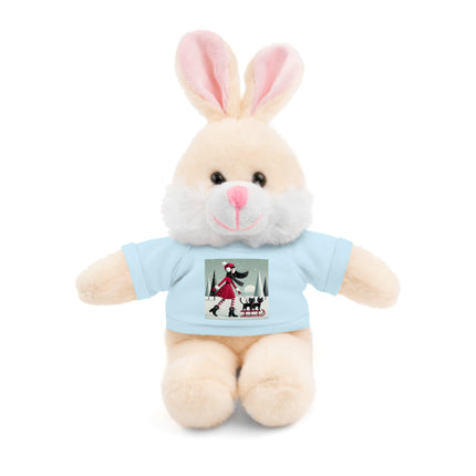 Red Sled & Curious Cats Stuffed Animals with Tee
