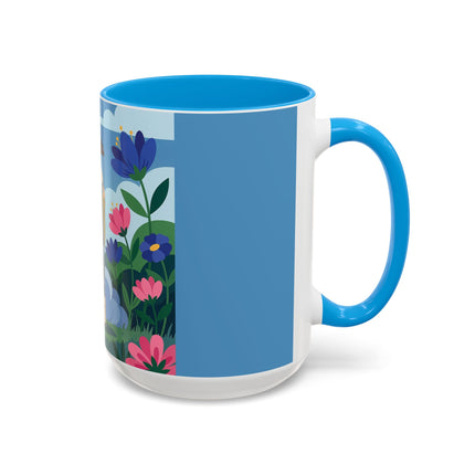 Garden Of New Beginnings Colorful Mugs – Art Deco Floral Elegance